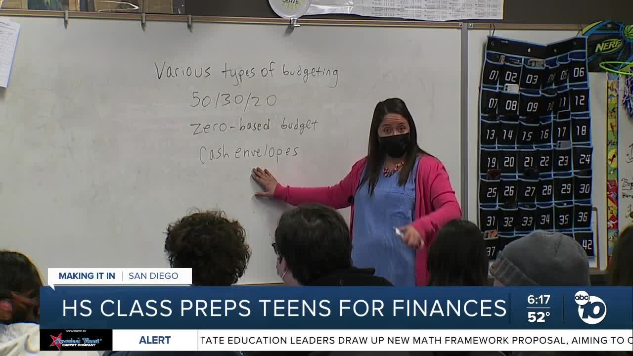 Finance class at San Marcos HS gives teens a taste of adulthood