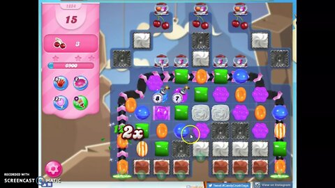 Candy Crush Level 1854 Audio Talkthrough, 2 Stars 0 Boosters