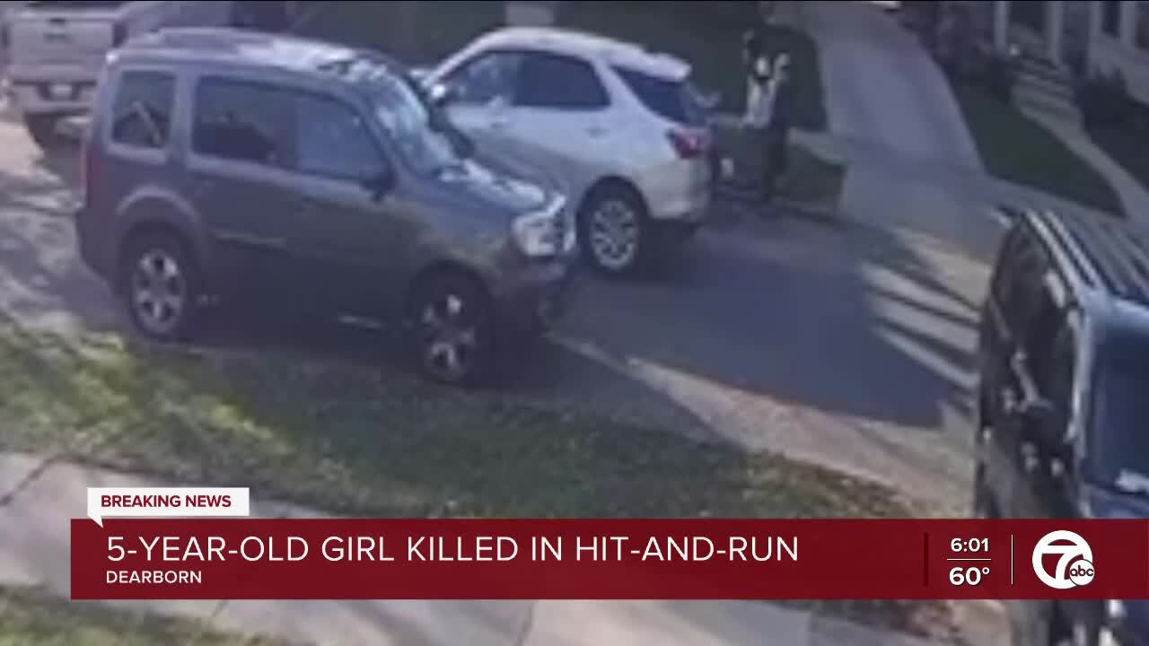 Young girl killed after hit-and-run crash in Dearborn