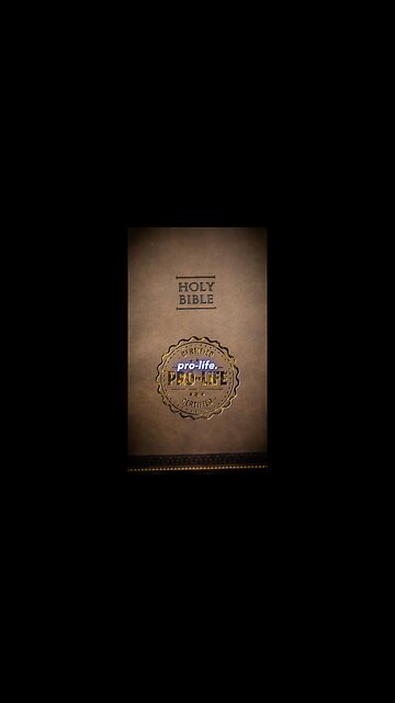 This one verse PROVES the Bible is pro-life