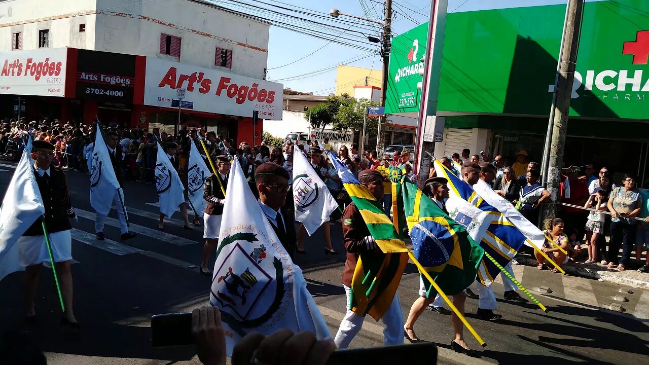 Desfile Cívico Militar 7 de setembro 2019 em Anápolis Goiás #shorts