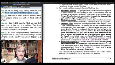 Lesson 5f - Apocrypha and Summary of the Bible