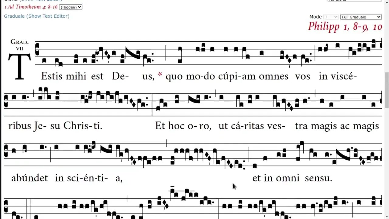 Testis mihi est - Gradual for St Anthony Mary Zaccaria