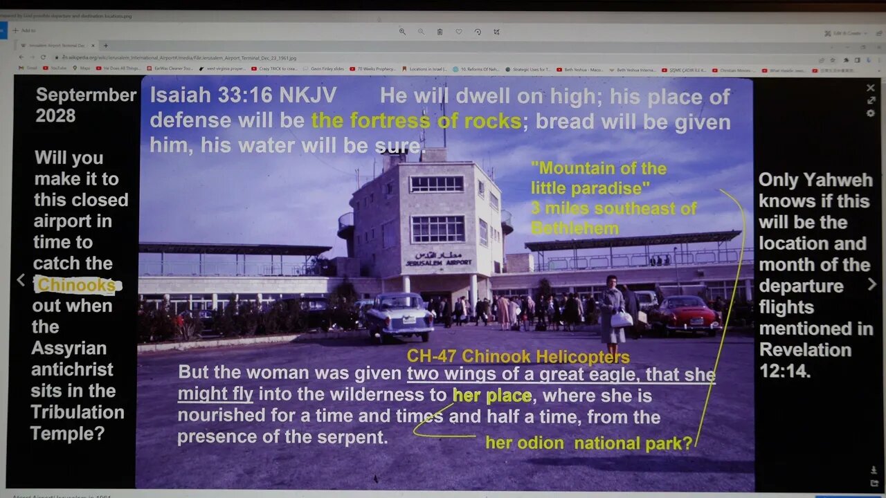 place prepared by God possible departure and destination locations