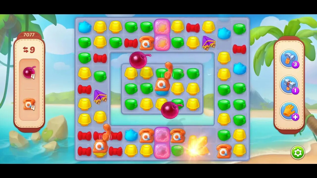 Playrix Homescapes Gameplay Walkthrough Level 7077