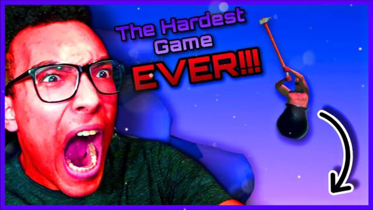 THE HARDEST GAME OF ALL TIME!!! [RAGE] | Getting Over It Pt. 2