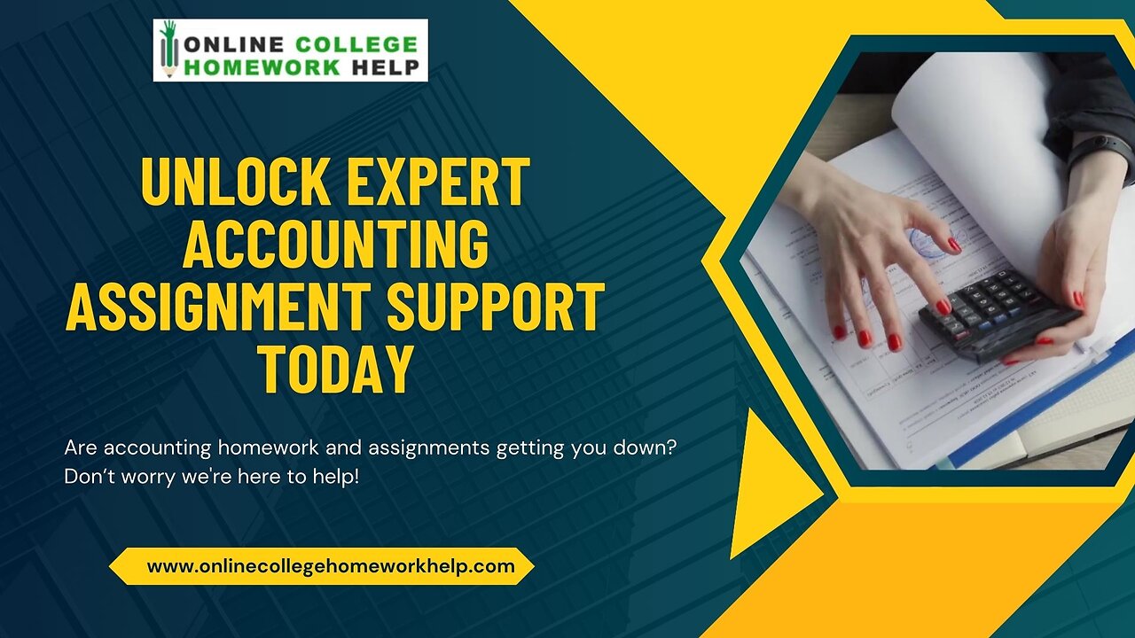 Excel in Accounting with Expert Assignment Help