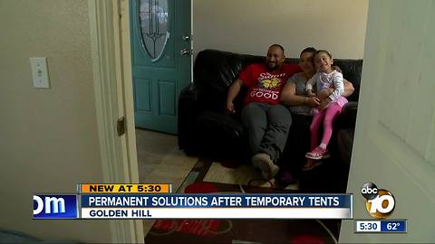 Permanent solutions after temporary tents