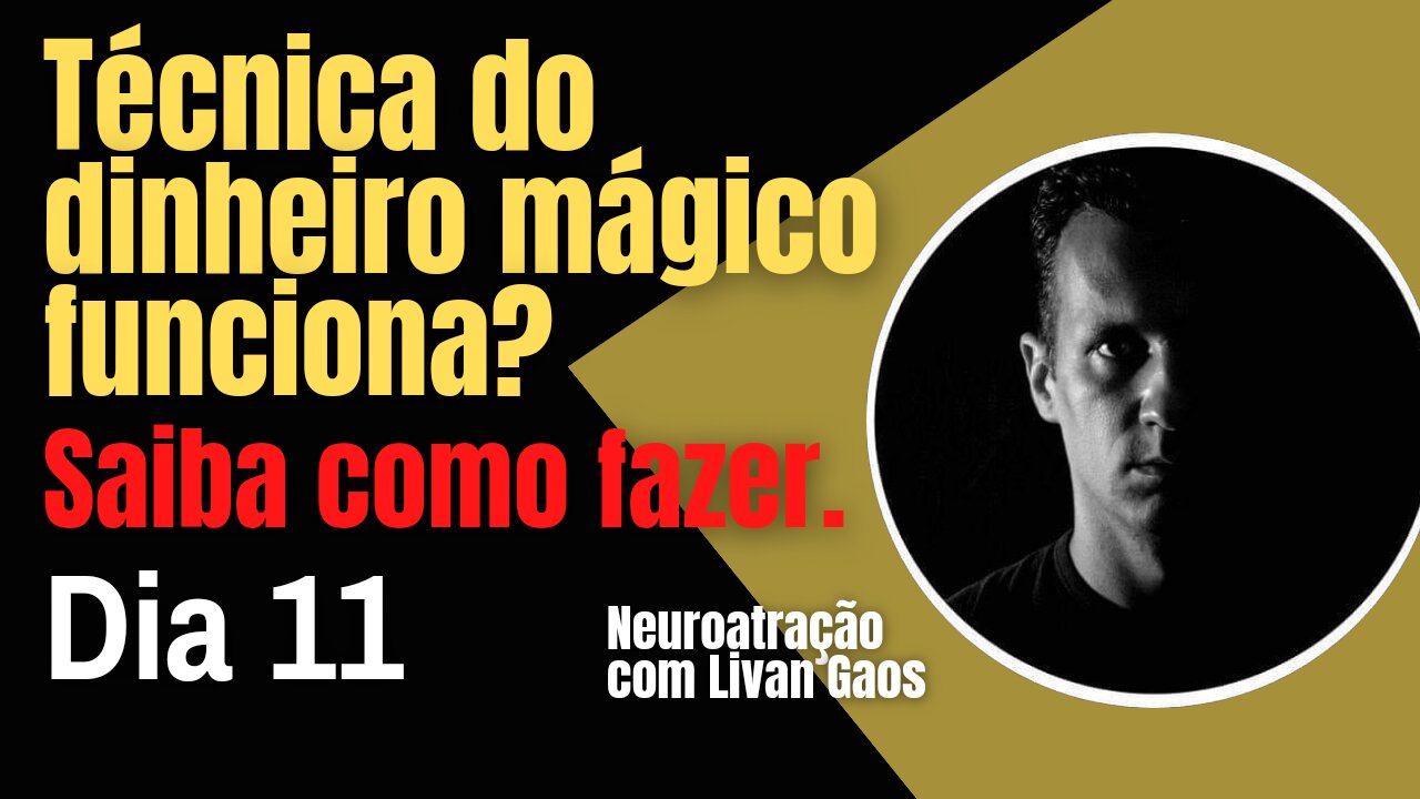 Faça a técnica do dinheiro mágico - Reprogramar e destravar o dinheiro/ 365 Dias de Prosperidade 011