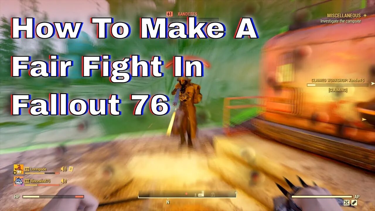 Sometimes You Have To Make It A Fair Fight In Fallout 76