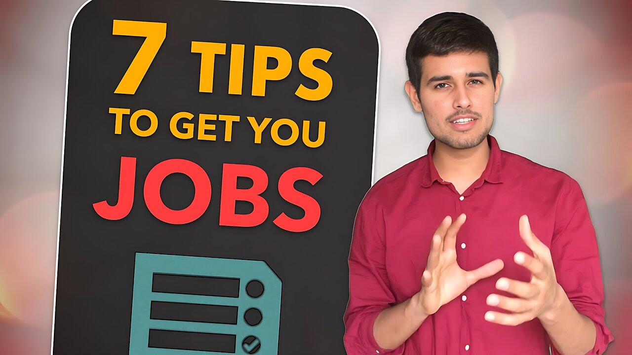 Important Tips to make you more employable and get Jobs by Dhruv Rathee | Fighting Unemployment