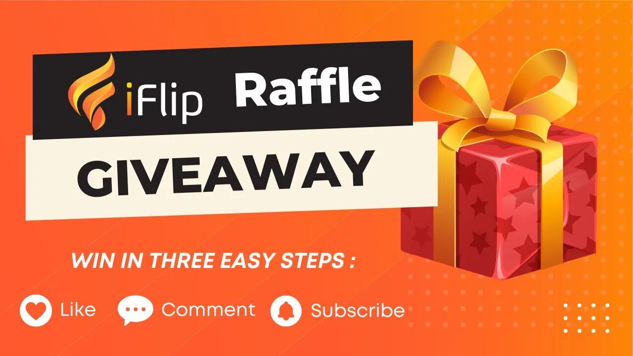 iFlip FREE RAFFLE CONTEST for Live Event in Dallas