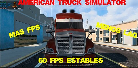 MAS FPS ESTABLES Y MENOS LAG EN AMERICAN TRUCK SIMULATOR Y CUALQUIER VIDEOJUEGO.