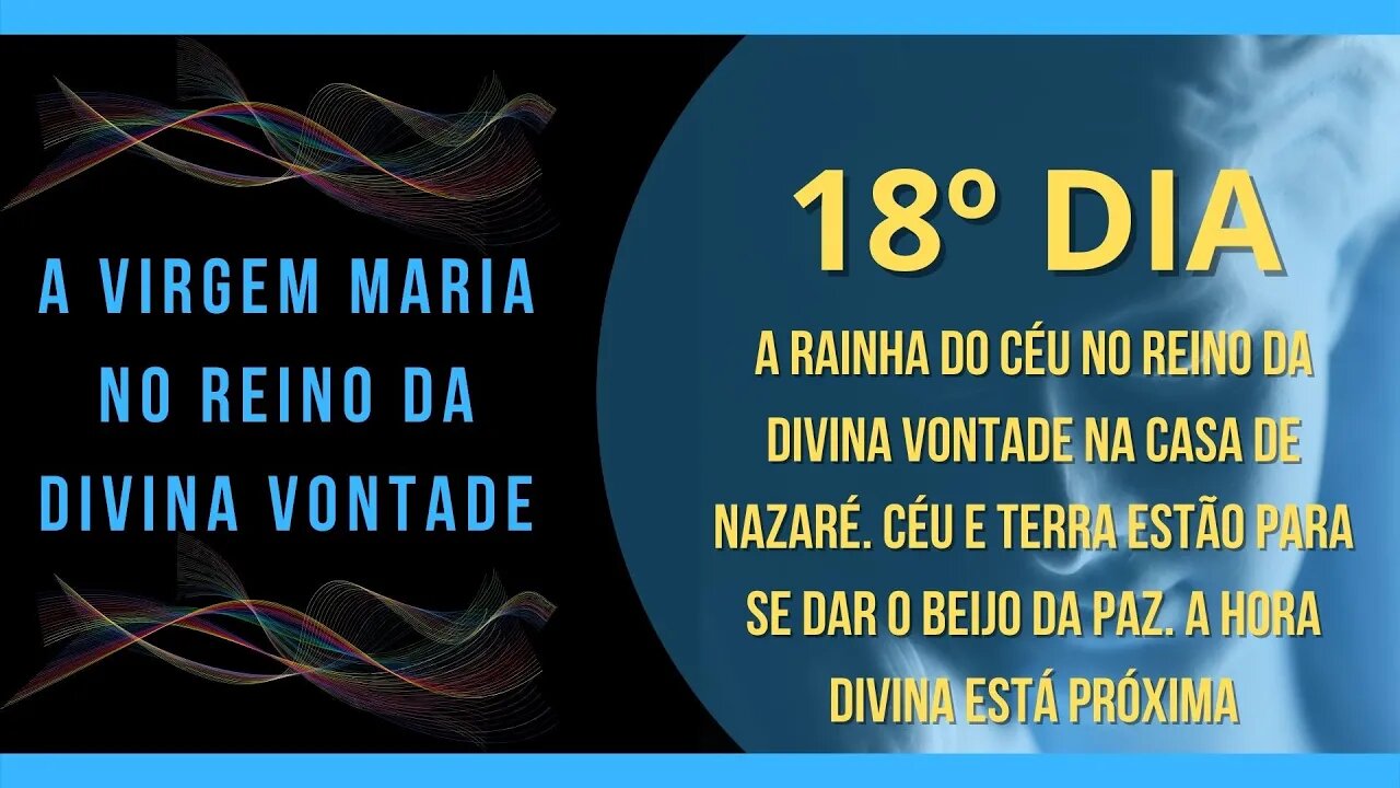 18º Dia | Livro "A Virgem Maria no Reino da Divina Vontade" #litcatolica