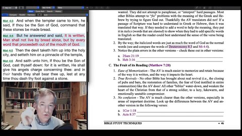 Lesson 5e - Superiority of the King James Bible