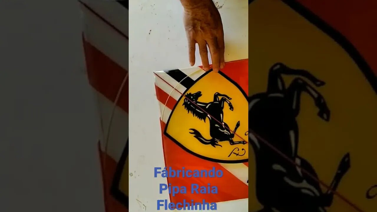 fábricando Pipa Raia Flechinha