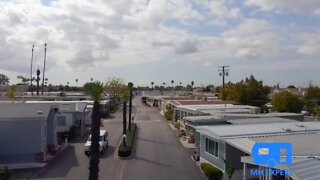 Drone Tour in Lakewood Mobile Estates. A Senior Community in Hawaiian Gardens, CA