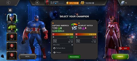 captain america vs scarlet fight game play