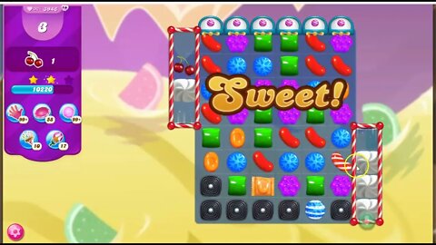 Candy Crush Level 3946 Talkthrough, 10 Moves 0 Boosters
