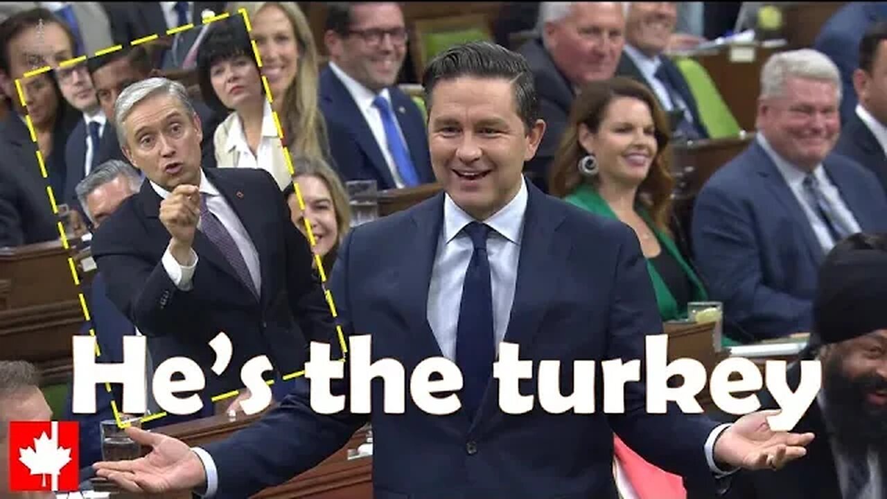 Poilievre rebuked for comparing Liberal minister to a turkey dung Question Period