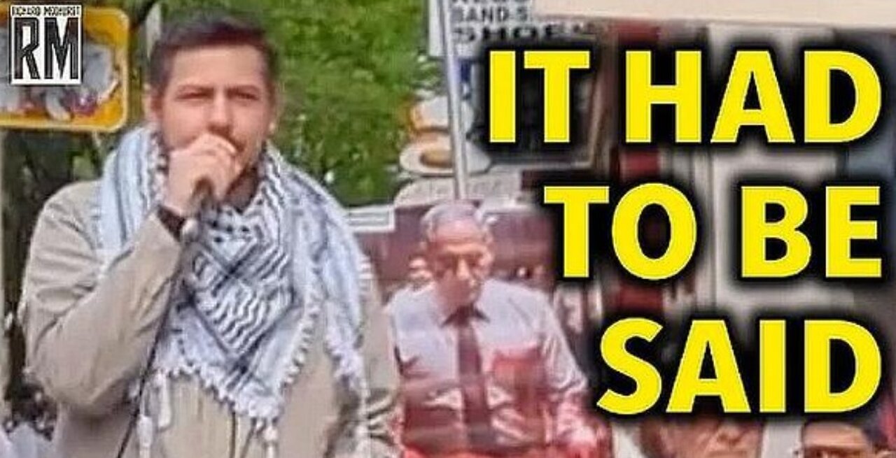 Richard Medhurst Destroys Zionist Antisemitism Lies. Speech in Vienna