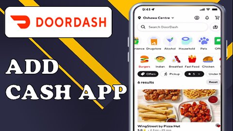 HOW TO ADD CASH APP ON DOORDASH