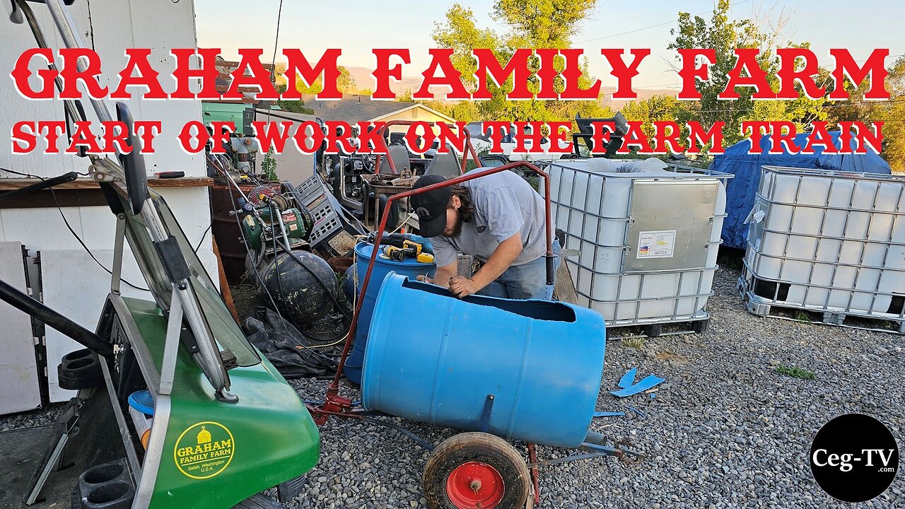 Graham Family Farm: Start of Work on the Farm Train