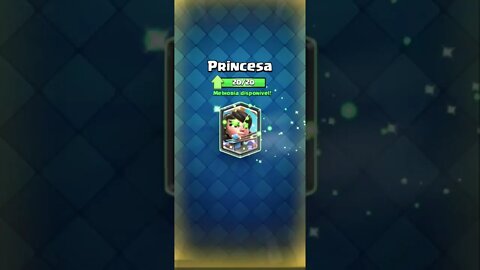 PRINCESA NÍVEL MÁXIMO #shorts #clashroyal #clash #clashroyale #royale