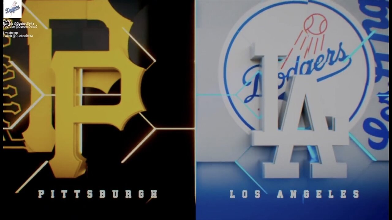 Pirates @ Dodgers. Game 1 of 3 Game Series. MLB the Show 24.