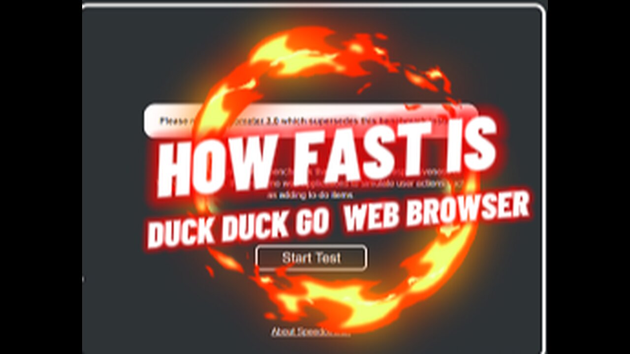 HOW FAST IS DUCK DUCK GO WEB BROWSER