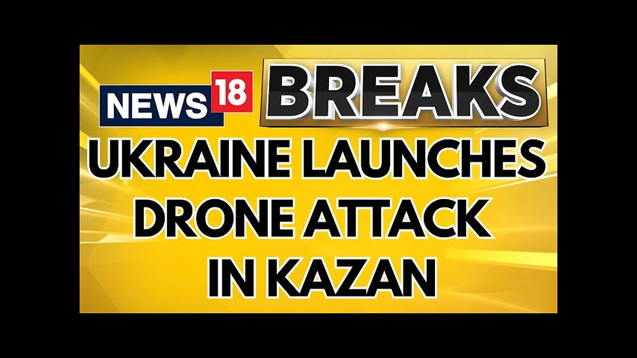 Ukraine Launches Drone Attack On Residential Buildings In Kazan, Causing Fire | English News