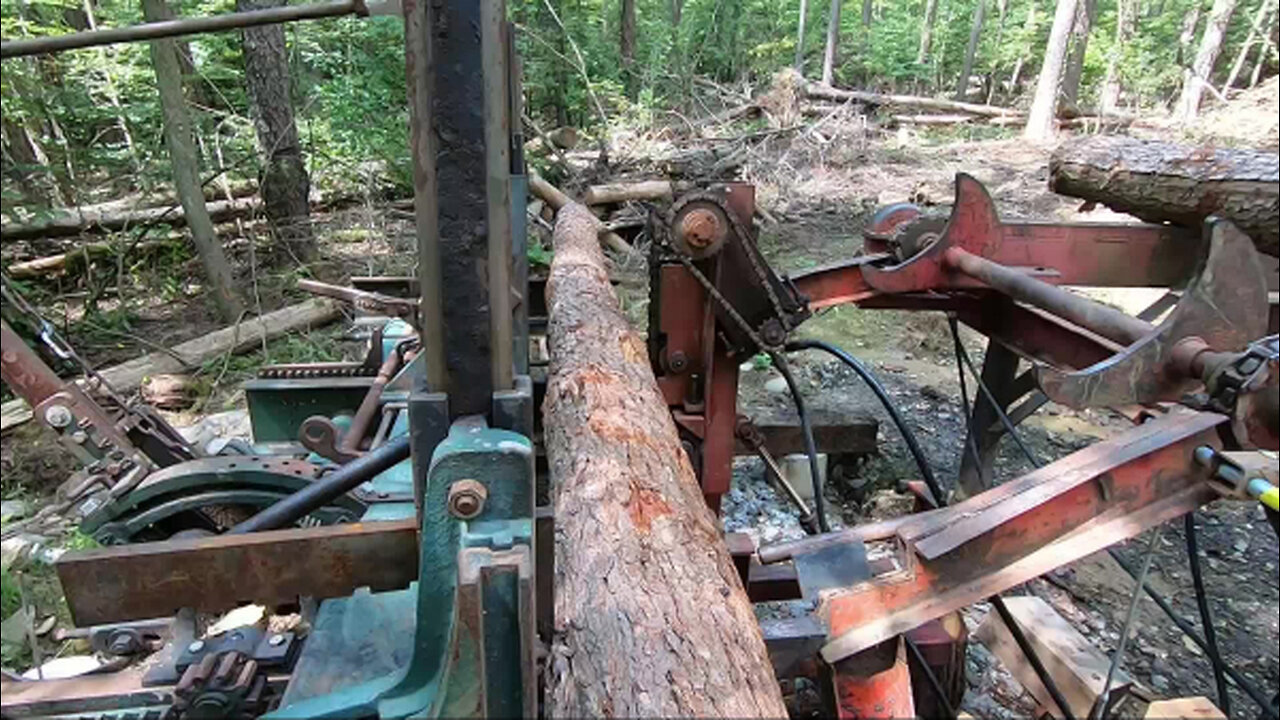 Cutting Lumber w/ Lane Circle Sawmill