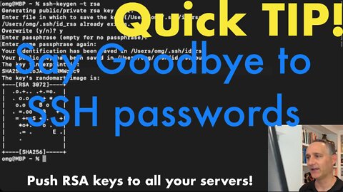 Quick Tip // ssh to your servers without passwords!!