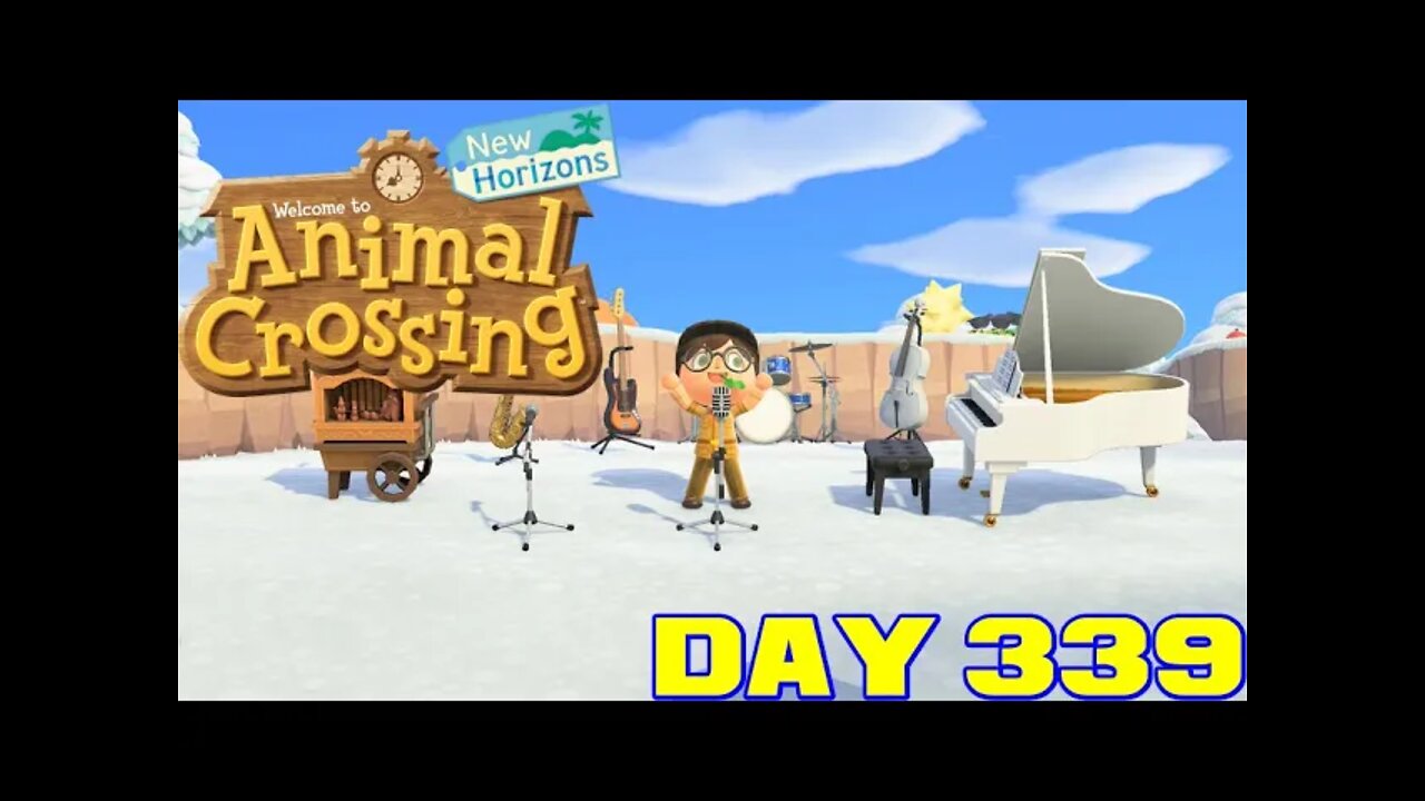 Animal Crossing: New Horizons Day 339 - Nintendo Switch Gameplay 😎Benjamillion