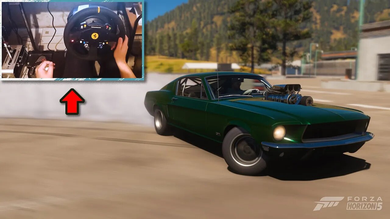 Supercharged Ford Mustang Bullitt | Forza Horizon 5 | Thrustmaster TS-PC