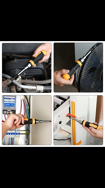 ANNUAL SALE ! 6-in-1 19-in-1 Magnetic Ratchet Screwdriver Set