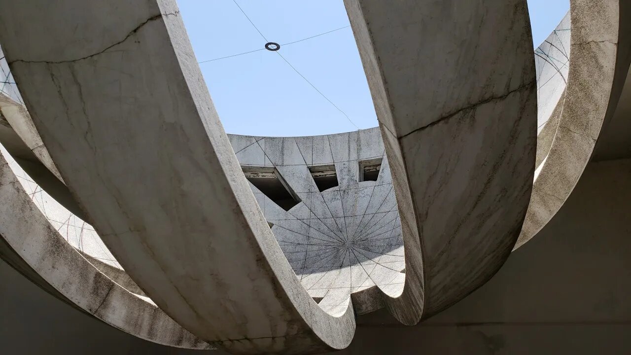 Large Sculpture of the Spirit & Universe, Sundials, Vedic Observatory, Iowa