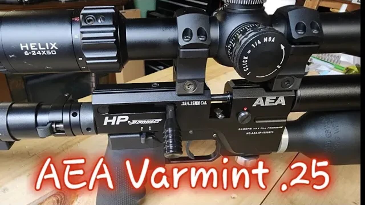 AEA HP Varmint .25 Intro and Chronograph results. Might be my new favorite unregulated airgun.