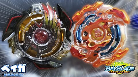 VICTORY VALKYRIE .H.Xc vs RISING RAGNARUK .D.R - Beyblade Burst ベイブレードバースト