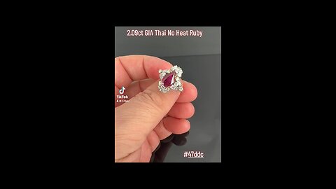 Fine GIA Natural Unheated Ruby!!!