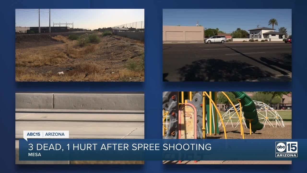 Mesa police investigating four overnight shootings