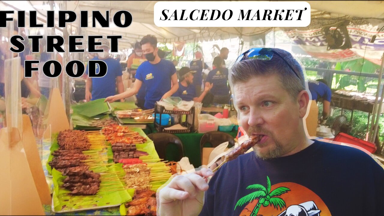 Salcedo Saturday Market Exploring the Filipino food; street food