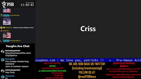 2024-05-15 23:00 EDT - Crossing the Matrix: with Chris