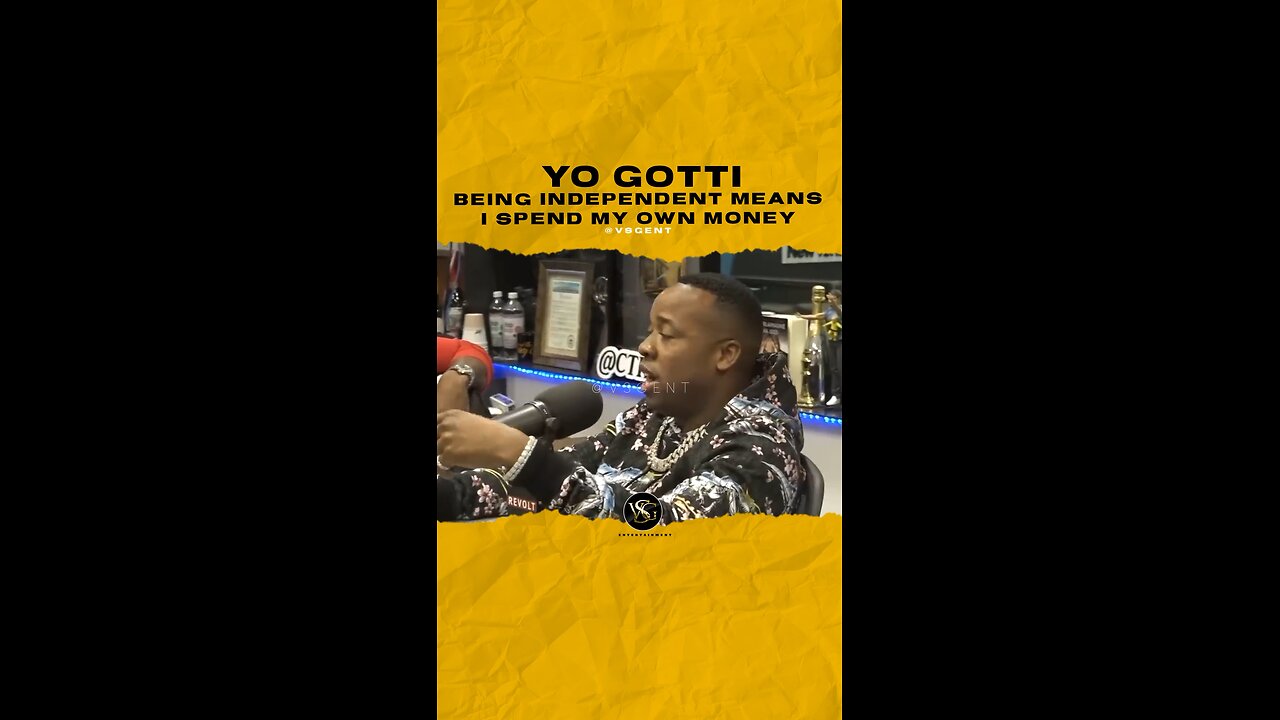 @yogotti Being independent means I spend my own money