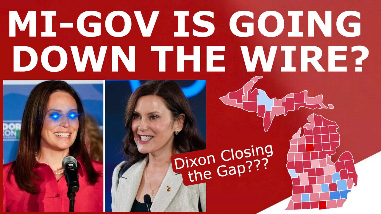 MICHIGAN NARROWS? - Tudor Dixon Is CLOSING THE GAP With Whitmer Ahead of Election Day