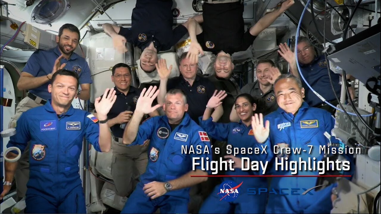 NASA’s SpaceX Crew-7 Flight Day 2 Highlights