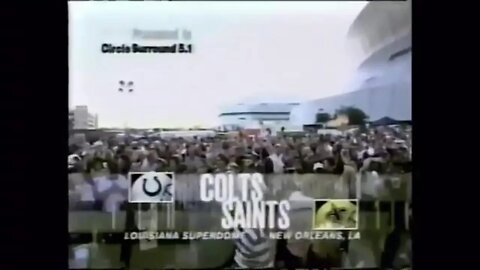 2003-09-28 Indianapolis Colts vs New Orleans Saints