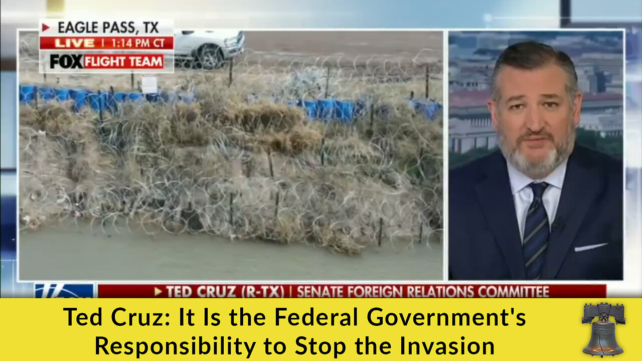 Ted Cruz: It Is the Federal Government's Responsibility to Stop the Invasion