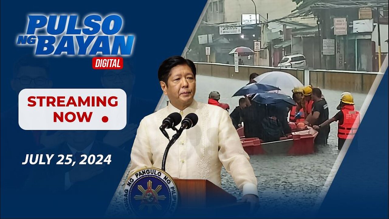 LIVE | Pulso ng Bayan kasama sina Admar Vilando at Jade Calabroso | July 25, 2024