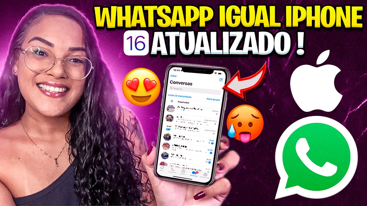 WHATSAPP IGUAL IPHONE iOS 16 NO ANDROID 2022 🥳